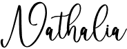 preview image of the Nathalia font
