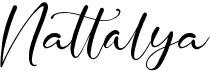preview image of the Nattalya font