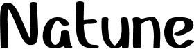 preview image of the Natune font