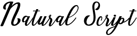 preview image of the Natural Script font