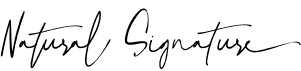 preview image of the Natural Signature font