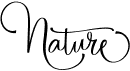 preview image of the Nature font