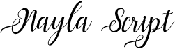 preview image of the Nayla Script font
