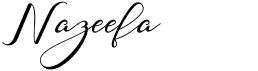 preview image of the Nazeefa font