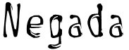 preview image of the Negada font