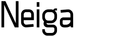 preview image of the Neiga font