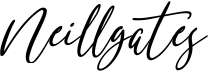 preview image of the Neillgates font