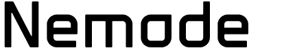 preview image of the Nemode font
