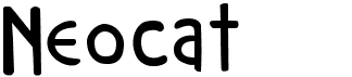 preview image of the Neocat font