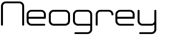preview image of the Neogrey font