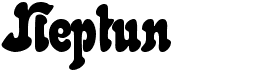 preview image of the Neptun CAT font