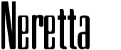 preview image of the Neretta font