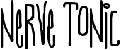 preview image of the Nerve Tonic font