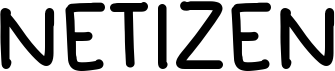 preview image of the Netizen font