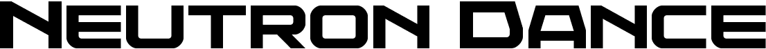 preview image of the Neutron Dance font