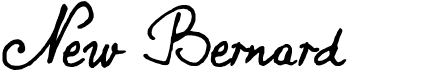 preview image of the New Bernard font