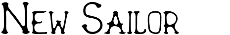 preview image of the New Sailor font