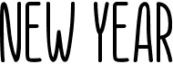 preview image of the New Year font