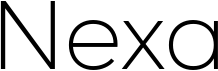 preview image of the Nexa font
