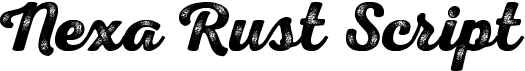 preview image of the Nexa Rust Script font