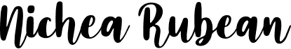 preview image of the Nichea Rubean font