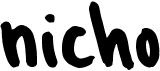 preview image of the Nicho font