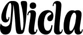 preview image of the Nicla font
