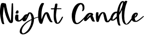 preview image of the Night Candle font