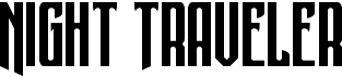 preview image of the Night Traveler font