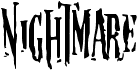 preview image of the Nightmare 5 font