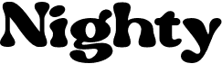 preview image of the Nighty font