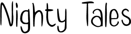 preview image of the Nighty Tales GT font