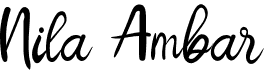 preview image of the Nila Ambar font