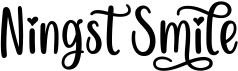 preview image of the Ningst Smile font