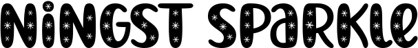 preview image of the Ningst Sparkle font