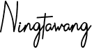 preview image of the Ningtawang font
