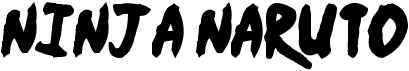 preview image of the Ninja Naruto font