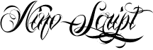 preview image of the Nino Script font