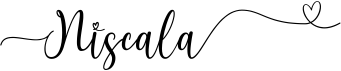 preview image of the Niscala font
