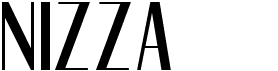 preview image of the Nizza font