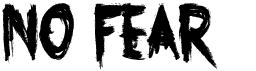 preview image of the No Fear font