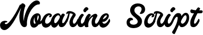 preview image of the Nocarine Script font