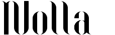 preview image of the Nolla font