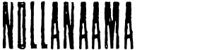 preview image of the Nollanaama font