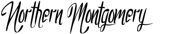 preview image of the Northern Montgomery font