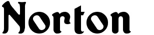 preview image of the Norton font