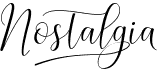preview image of the Nostalgia Script font