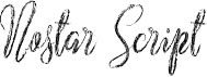 preview image of the Nostar Script font