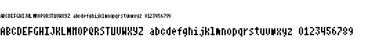 preview image of the Notalot18 font