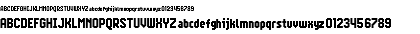 preview image of the Notalot60 font